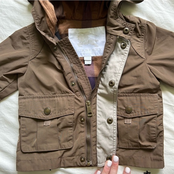 Burberry All Weather Windbreaker Winter Jacket - Picture 3 of 5
